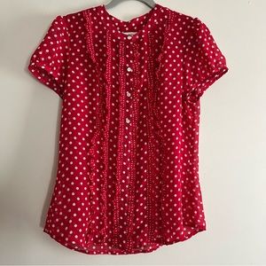 Red Loft Blouse